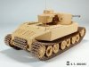 E.T. Model P35-080 WWII German Tiger（P）Workable Track ( 3D Printed ) 1/35